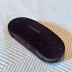 Tom Ford Dark Brown Velour Sunglasses Case